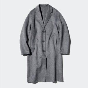 UNIQLO Double Face Chester Long Coat - Size XS